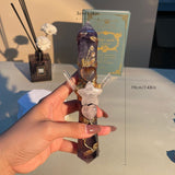 Darrahopens Gift & Novelty > Novelty > Jewellery Making Kits Handmade Crystal Wand Natural Stone Scepter Raw Gemstone Magic Wand Healing Tool Green Fluorite A