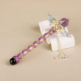 Darrahopens Gift & Novelty > Novelty > Jewellery Making Kits Handmade Crystal Wand, Raw Gemstone Scepter, Natural Magic Wand amethyst