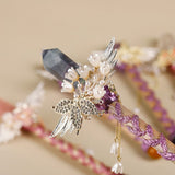 Darrahopens Gift & Novelty > Novelty > Jewellery Making Kits Handmade Crystal Wand, Raw Gemstone Scepter, Natural Magic Wand Green Fluorite