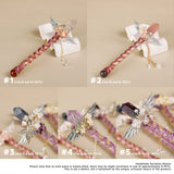 Darrahopens Gift & Novelty > Novelty > Jewellery Making Kits Handmade Crystal Wand, Raw Gemstone Scepter, Natural Magic Wand White Crystal