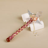 Darrahopens Gift & Novelty > Novelty > Jewellery Making Kits Handmade Crystal Wand, Raw Gemstone Scepter, Natural Magic Wand White Crystal