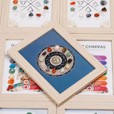 Darrahopens Gift & Novelty > Novelty > Jewellery Making Kits Six crystals Healing Crystal Stone Photo Frame Feng Shui or Hanging Home Wall Decoration, Office Gifts