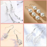 Darrahopens Gift & Novelty > Novelty > Jewellery Making Kits SQBB Earring Hooks, 925 Silver Hypoallergenic Jewelry Making Accessories with 100 Hooks and 150 Ear Plugs