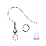 Darrahopens Gift & Novelty > Novelty > Jewellery Making Kits SQBB Earring Hooks, 925 Silver Hypoallergenic Jewelry Making Accessories with 100 Hooks and 150 Ear Plugs