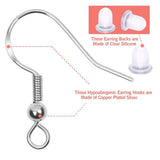 Darrahopens Gift & Novelty > Novelty > Jewellery Making Kits SQBB Earring Hooks, 925 Silver Hypoallergenic Jewelry Making Accessories with 100 Hooks and 150 Ear Plugs
