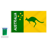 Darrahopens Gift & Novelty > Novelty > Novelty Gifts 12x Australian Green and Yellow Flag – 90x150cm Australia Day