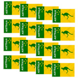 Darrahopens Gift & Novelty > Novelty > Novelty Gifts 12x Australian Green and Yellow Flag – 90x150cm Australia Day