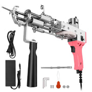2-in-1 Electric Tufting Gun for Carpet & Rugs, Cut & Loop Pile, 7–18mm Adjustable, 100W, 100–240V, AU Plug In Australia - Darrahopens