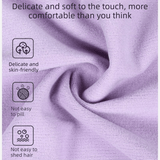 Darrahopens Gift & Novelty > Novelty > Novelty Gifts 2 pcs Relaxing Winter Set - Purple  Nursing Cape and White Mini Humidifier Soothing – Soft Postpartum Shawl & 650ml USB Air Humidifier for Home Comfort，Relax Self Care Present for Women