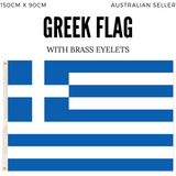 Darrahopens Gift & Novelty > Novelty > Novelty Gifts 2x Greece Country Flags Greek Heavy Duty National Olympics Europe - 150cm x 90cm