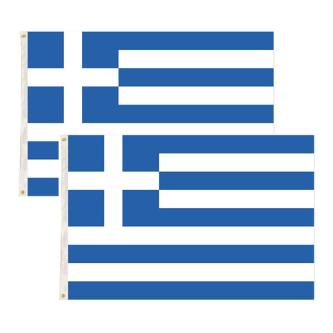 Darrahopens Gift & Novelty > Novelty > Novelty Gifts 2x Greece Country Flags Greek Heavy Duty National Olympics Europe - 150cm x 90cm