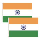 Darrahopens Gift & Novelty > Novelty > Novelty Gifts 2x India Country Flags Indian Heavy Duty National Cricket Diwali Divali - 150cm x 90cm
