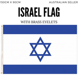 Darrahopens Gift & Novelty > Novelty > Novelty Gifts 2x Israel Israeli Country Flags Heavy Duty Star Of David Jewish - 150cm x 90cm