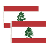 Darrahopens Gift & Novelty > Novelty > Novelty Gifts 2x Lebanon Lebanese Country Flags Heavy Duty Outdoor - 150cm x 90cm
