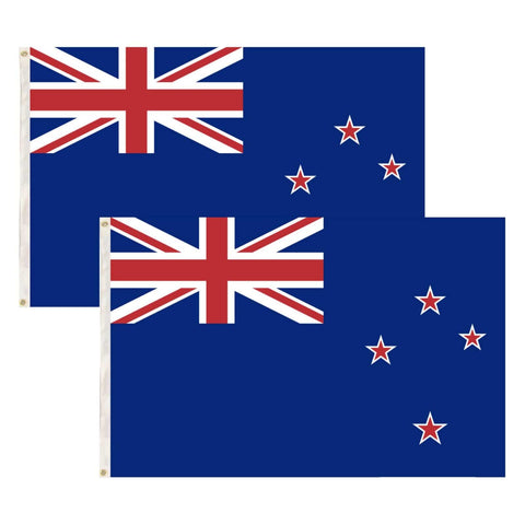 Darrahopens Gift & Novelty > Novelty > Novelty Gifts 2x New Zealand Country Flags Kiwi Heavy Duty Outdoor Maori - 150cm x 90cm