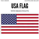 Darrahopens Gift & Novelty > Novelty > Novelty Gifts 2x United States America Country Flags USA American Heavy Duty US - 150cm x 90cm