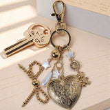 Darrahopens Gift & Novelty > Novelty > Novelty Gifts #3544 Bohemian Vintage Metal Keychain Bag Charm - Handcrafted Lucky Ethnic Bag Styling Accessory & Mother's Day Gift