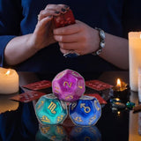 Darrahopens Gift & Novelty > Novelty > Novelty Gifts 3pcs 12-sided resin tweezers astrology tarot constellation divination dice