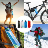 Darrahopens Gift & Novelty > Novelty > Novelty Gifts 4PCS Portable 700ML Folding Water Storage Bag PE for Riding Sports Hiking Kettle