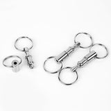 Darrahopens Gift & Novelty > Novelty > Novelty Gifts 4X Detachable Quick Release Removable Keyring Keychain Key Ring Pull Apart Split