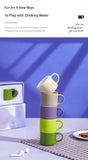 Darrahopens Gift & Novelty > Novelty > Novelty Gifts 5-piece "Colorful One-Shot Mug" Ceramic Mug Set – Nordic color scheme, smooth handle, rounded rim, exquisite gift box – 80ml mini mugs, suitable for coffee, tea, espresso, and as a perfect gift.