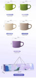 5-piece "Colorful One-Shot Mug" Ceramic Mug Set – Nordic color scheme, smooth handle, rounded rim, exquisite gift box – 80ml mini mugs, suitable for coffee, tea, espresso, and as a perfect gift.