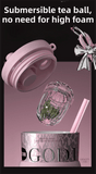 Darrahopens Gift & Novelty > Novelty > Novelty Gifts 710ML Black Luxury Gradient Textured Aurora Starry Night Insulated Travel Mug (Bow Pendant Gift Box) – 316 Stainless Steel Car Coffee Tumbler with Pop-Up Straw Dual Lid, Sinking Tea Infuser Ball and Cup Sleeve