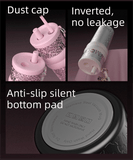 Darrahopens Gift & Novelty > Novelty > Novelty Gifts 710ML Silver Luxury Gradient Textured Aurora Starry Night Insulated Travel Mug (Bow Pendant Gift Box) – Ceramic Liner Car Coffee Tumbler with Pop-Up Straw Dual Lid, Sinking Tea Infuser Ball and Cup Sleeve