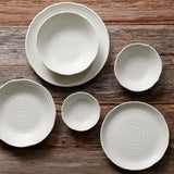 Darrahopens Gift & Novelty > Novelty > Novelty Gifts Bowl 15.5cm White Spiral Glaze