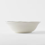Darrahopens Gift & Novelty > Novelty > Novelty Gifts Bowl 15.5cm White Spiral Glaze