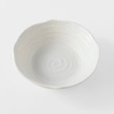 Darrahopens Gift & Novelty > Novelty > Novelty Gifts Bowl 15.5cm White Spiral Glaze