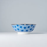 Darrahopens Gift & Novelty > Novelty > Novelty Gifts Bowl 19cm Indigo Ikat Starburst Design