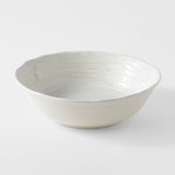 Darrahopens Gift & Novelty > Novelty > Novelty Gifts Bowl 21.5cm White Spiral Glaze