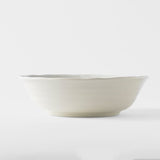 Darrahopens Gift & Novelty > Novelty > Novelty Gifts Bowl 21.5cm White Spiral Glaze
