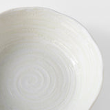 Darrahopens Gift & Novelty > Novelty > Novelty Gifts Bowl 21.5cm White Spiral Glaze