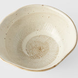 Darrahopens Gift & Novelty > Novelty > Novelty Gifts Bowl Organic 18cm Spiral Sand Glaze