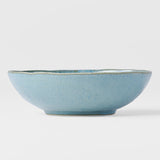 Darrahopens Gift & Novelty > Novelty > Novelty Gifts Bowl Oval 16cm Peacock Glaze