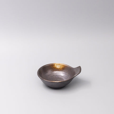 Darrahopens Gift & Novelty > Novelty > Novelty Gifts Bowl with Handle 12cm Bronze Glaze
