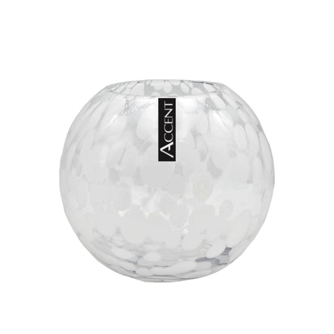 Darrahopens Gift & Novelty > Novelty > Novelty Gifts bulk 6 White Speckle Rose Bowl 16cm