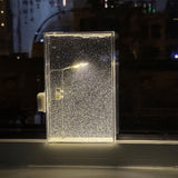 Darrahopens Gift & Novelty > Novelty > Novelty Gifts DIY Snowy Street Lamp Night Light Kit - Liquid Glitter Floating Snow Globe Effect - LED Acrylic Desk Display - Creative Handcraft Gift for Bedroom & Home Decor - Battery Operated 15.5cm