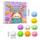 Darrahopens Gift & Novelty > Novelty > Novelty Gifts Fidget Squishy Stress Relief Toy 9-Grid Blind Box - Mystery Dumpling Squishy Calendar - Adult Decompression Squeeze Toy - GJ863-007 In Australia - Darrahopens