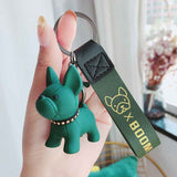 Darrahopens Gift & Novelty > Novelty > Novelty Gifts Green Cute Resin French Bulldog Keychain Pendant for Backpacks and Keys – Trendy Frenchie Dog Bag Hanging Ornament, Stylish Accessory Solution for Local Trendsetters