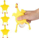 Darrahopens Gift & Novelty > Novelty > Novelty Gifts Laying Hens, creative toys, jokes, squeeze toy laying hen, ventilation chicken key chains, ventilation, stress relief, trick-yux