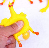 Darrahopens Gift & Novelty > Novelty > Novelty Gifts Laying Hens, creative toys, jokes, squeeze toy laying hen, ventilation chicken key chains, ventilation, stress relief, trick-yux