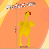 Darrahopens Gift & Novelty > Novelty > Novelty Gifts Laying Hens, creative toys, jokes, squeeze toy laying hen, ventilation chicken key chains, ventilation, stress relief, trick-yux
