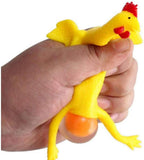 Darrahopens Gift & Novelty > Novelty > Novelty Gifts Laying Hens, creative toys, jokes, squeeze toy laying hen, ventilation chicken key chains, ventilation, stress relief, trick-yux