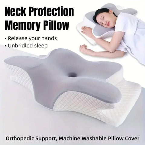 Darrahopens Gift & Novelty > Novelty > Novelty Gifts Memory Foam Butterfly Neck Pillow for Enhanced Comfort and Sleep Positioning
