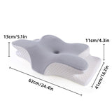 Darrahopens Gift & Novelty > Novelty > Novelty Gifts Memory Foam Butterfly Neck Pillow for Enhanced Comfort and Sleep Positioning