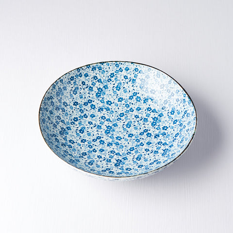 Darrahopens Gift & Novelty > Novelty > Novelty Gifts Pasta Bowl 21cm Blue Daisy Glaze