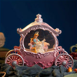 Darrahopens Gift & Novelty > Novelty > Novelty Gifts Pink Princess Carriage Music Box Figurine, Snow Globe, Pumpkin Style – Multi-Song, Light-Up Interior, Battery Not Included – Christmas, Valentine’s, Party Decor – Gift for Women & Girls In Australia - Darrahopens